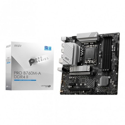 압도적인 가성비, MSI PRO B760M-A DDR4 II로 PC를 업그레이드하세요!
