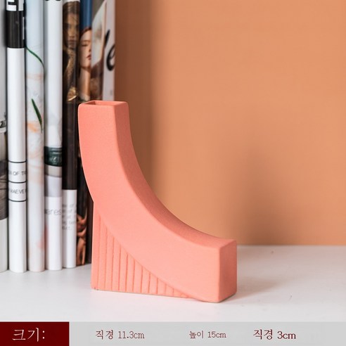 DFMEI 북유럽 Ins풍 심플한 도자기 개성 꽃병 말린 꽃꽂이 장식품 거실 민박 예술 가구 장식품", Cyn-Cai 아트 [L 스타일] 메이플 리프 레드, {"패션의류/잡화 사이즈":"DFMEI"}