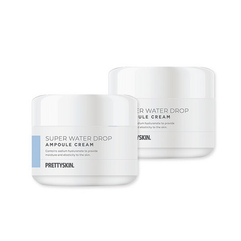 프리티스킨 슈퍼 워터드롭 수분 앰플 크림, 50ml, 2개