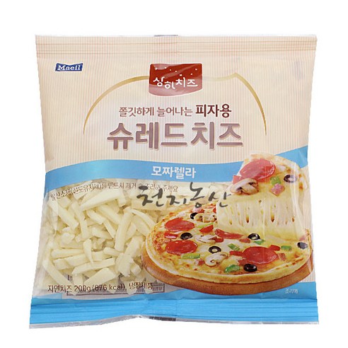 천지농산/매일 슈레드치즈 200g피자치즈/모짜렐라, 200g, 5개