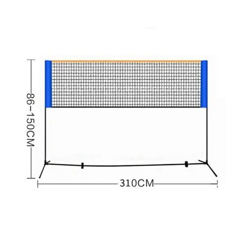 족구 네트 이동식 테니스 그물망 투망 스쿼시 추락, 4.1M