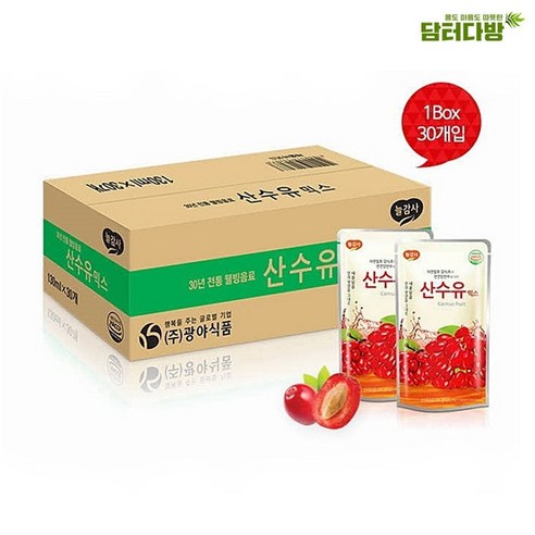 산수유 1BOX(30개입) 파우치 광야식품 130ml, 30개, 30개