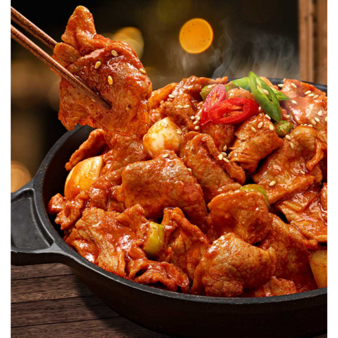 삼초마을 간편 반찬 야식 제주 흑돼지 두루치기, 1개, 400g