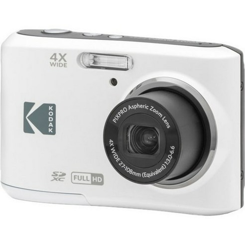 Kodak PIXPRO FZ45 16.4 Megapixel Compact Camera White