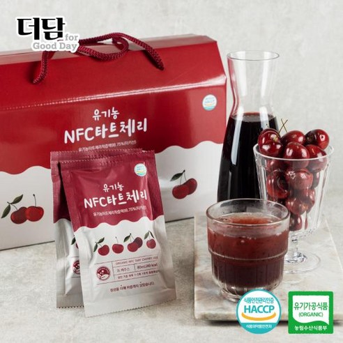 오너클랜 [더담] 유기농 NFC 타트체리 80ml x 30포 - 기타건강즙 | 쿠팡