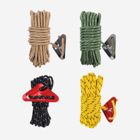 안전과 편리함을 더하는 다용도 캠핑 반사 스트링