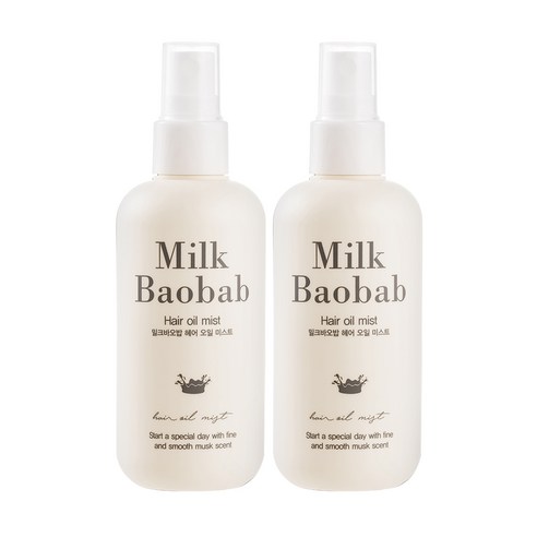 밀크바오밥 헤어 오일 미스트, 120ml, 2개