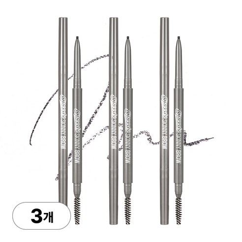 [1.5mm] 페리페라 스피디 스키니 브로우 NEW, (6호) 쿨그레이, 3개