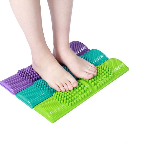 호잇 발지압판 발자극패드 장수건강 혈자리 발바닥지압, 보라, 1개