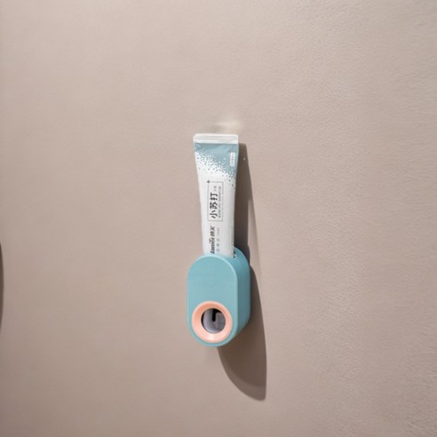 토탈렉스 부착식 자동 칫솔꽂이, 2개, 블루