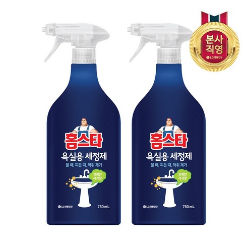 홈스타 욕실용 세정제, 750ml, 2개