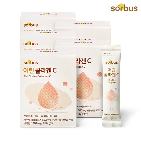 소버스 어린 콜라겐C 30포 30일분, 5개, 120g, 120g