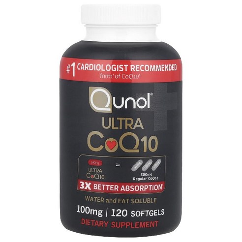 퀴놀 코큐텐 코엔자임큐텐 CoQ10 100mg 120정 코엔자임 Q10