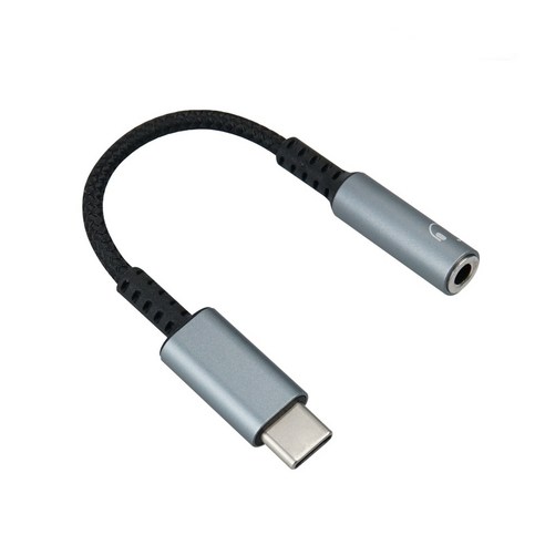 USB C타입 스마트폰 이어폰 변환젠더 AUX 3.5 스피커연결잭 DAC칩 고음질지원