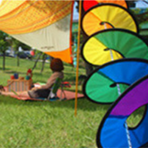 감성 캠핑을 위한 완벽한 선택, 레인보우 스트링 가드!