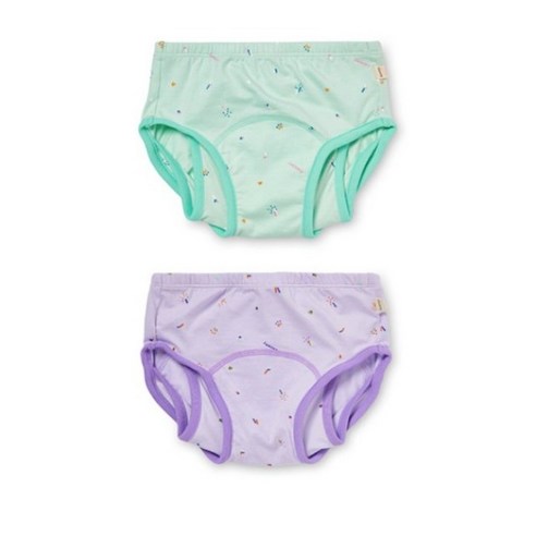 사랑스러운 아기의 첫 걸음, 첨이첨이 폼폼 면 배변훈련팬티 날개형 2종 세트로 시작하세요! 첨이첨이배변팬티