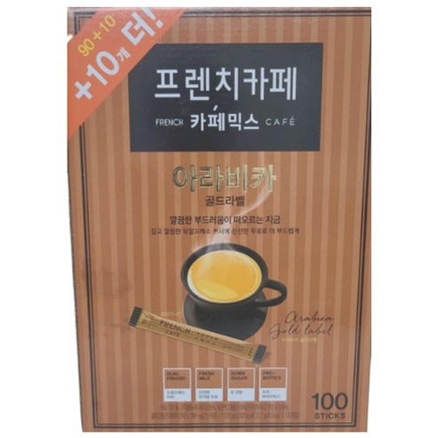남양유업 프렌치카페 아라비카 골드라벨 100개 3상자 프렌치카페 카페믹스, 300개입, 2개, 10.7g