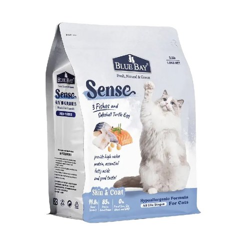 [블루베이] 센스 홀리스틱 캣 3가지생선 & 거북알, 1.5kg, 1개, 기타생선