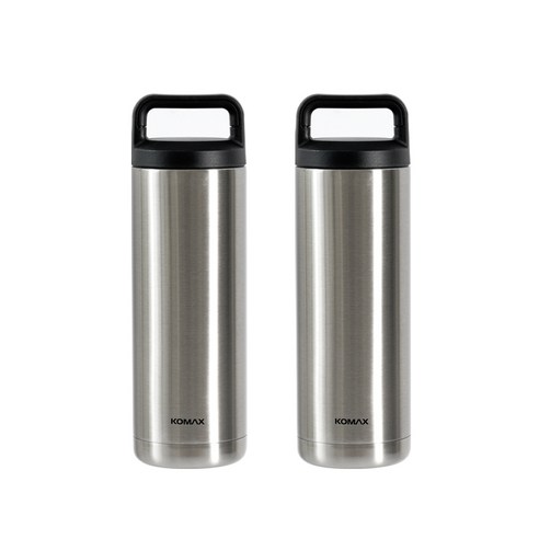 코멕스 손잡이 보온보냉병 2p, 혼합색상, 540ml