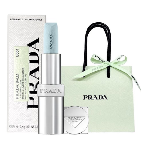 프라다 블러싱 케어 립밤: 아스트랄 핑크, 입술에 내려앉은 우주의 색채 프라다립밤