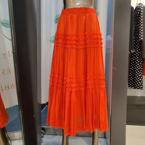 산본 제시뉴욕 롱 캉캉 밴드 스커트 제시뉴욕스커트