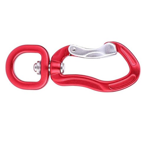 암벽 등반 등산 Carabiner 하이킹 낚시 회전 후크 알루미늄 스냅 버클 클립 야외 장비 스포츠 장비, 유형1
