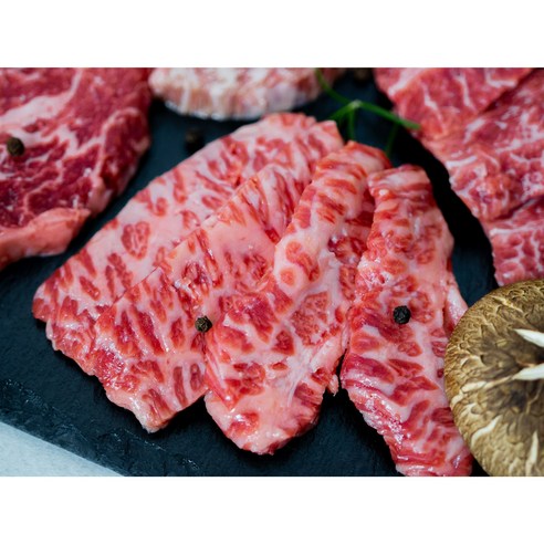 청년육공방 1+ 한우선물세트 설날 추석 4구, 4구 등심채끝세트 1.2kg (등심,등심,채끝,채끝), 1세트