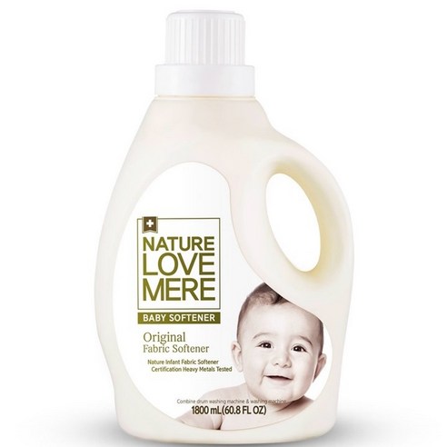 네이처러브메레 유아 오가닉 오리지널 섬유 유연제 용기형 본품 1800ml, 1.8L, 1개