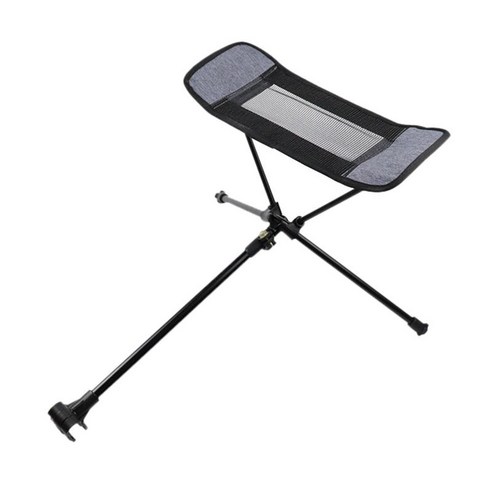 야외 의자 발판 휴대용 의자 캠핑 안락 의자 게으른 발 끌기, 42x32cm, 알루미늄 합금, 회색
