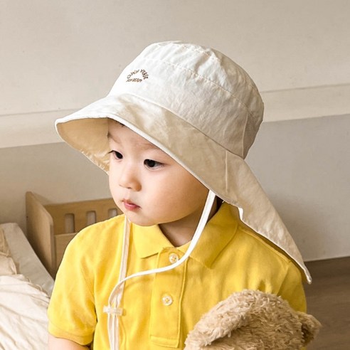 온벌스 UV 어린이 자외선차단 햇빛가리개 모자 플랩캡 물놀이 유아 아동