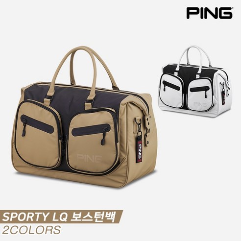 [삼양인터내셔널정품]2023 핑 SPORTY LQ 보스턴백[2COLORS][남성용], 화이트, 보스턴백