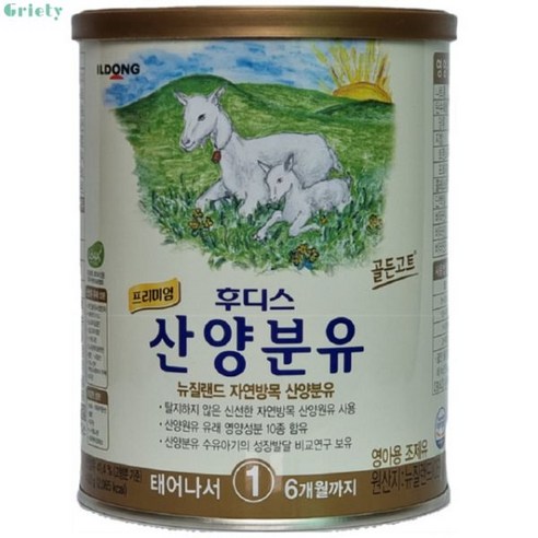 일동 후디스 프리미엄 산양분유1단계 1캔 400g 11203619