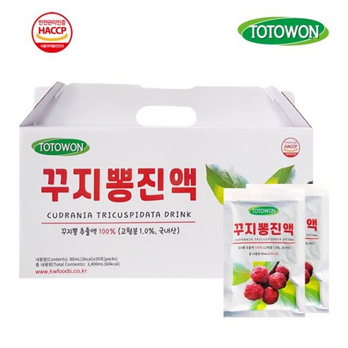 꾸지뽕 추천 및 제품정보 Top 10 강원식품 꾸지뽕진액 80mL 30포  120개