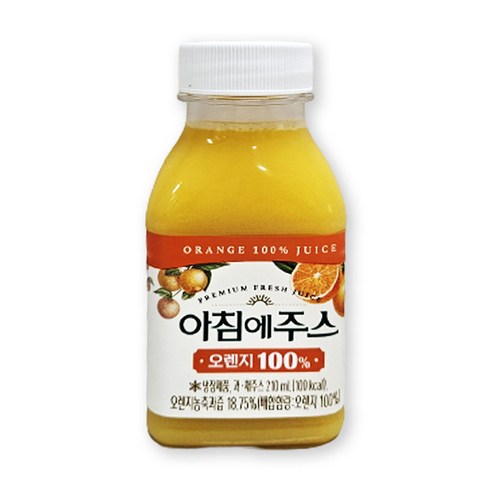 상쾌한 아침을 여는 즐거움, 서울우유 아침에주스 랜덤 5종 특가!
