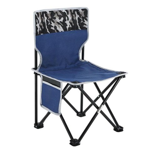 단단한 접는 캠핑 의자 성인을위한 캐리 백이있는 초경량 야외 낚시 좌석 캠핑 뒤뜰 해변 RV, 카모 M, 단일, 스틸 옥스포드