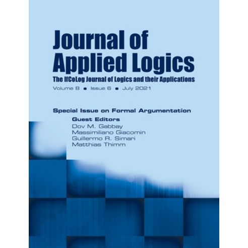 (영문도서) Journal of Applied Logics - The IfCoLog Journal of Logics and their Applications: Volume 8 I... Paperback, College Publications, English, 9781848903715