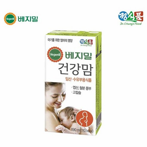 맘스앱솔루트 정식품 베지밀 건강맘, 190ml, 16개 Best Top5