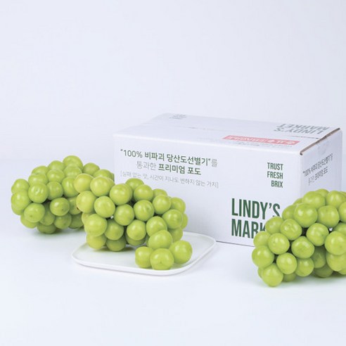 GAP 린디 당도선별 샤인머스캣 [원산지:국산(김천 상주 영동)], 1박스, 450g~600g [ 1송이 ]