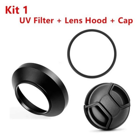 호야 UX CPL 필터 58mm 카메라cpl필터 9 DSLR 카메라 필터 CPL ND4 UV 렌즈 후드 캡 캐논 니콘 소니 후지필름 파나소닉용 37 40.5 43 46 49 52 55 58 62 67 72 77 82 mm, 03 Kit 1, 40.5mm, 03 Kit _3 40.5mm