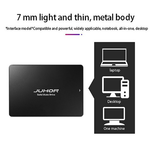 Lopbinte JUHOR Z600 데스크탑/노트북용 2.5인치 480G SSD 솔리드 스테이트 드라이브, 491520MB, 1