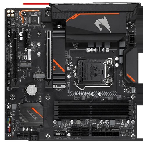 중고 기가바이트 B460M AORUS PRO 마더보드 DDR4 128GB PCI-E 3.0 M.2 HDMI 호환 디스플레이 1200 마이크, 01 마더 보드