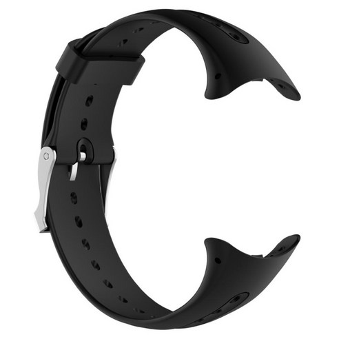 실리콘 교체용 시계 밴드 - Garmin Swim용 퀵 릴리스 소프트 실리콘 스트랩, 블랙, 설명, 설명