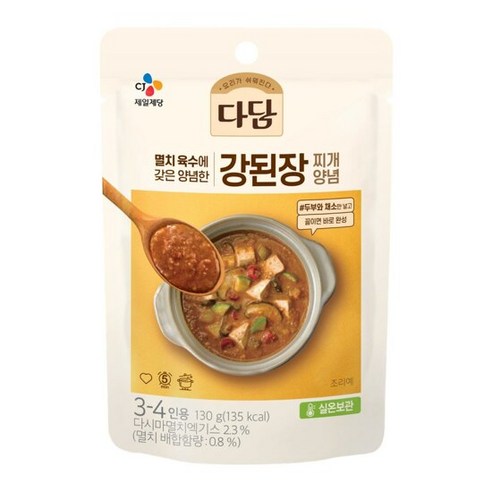 다담 강된장 찌개양념, 130g, 20개