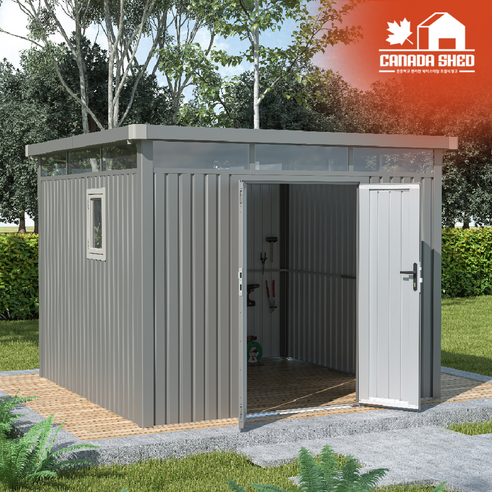 캐나다쉐드 조립식 창고 TITANIUM SQUARE2 2.9x2.9m 2.6평형, 창고단품+무료배송