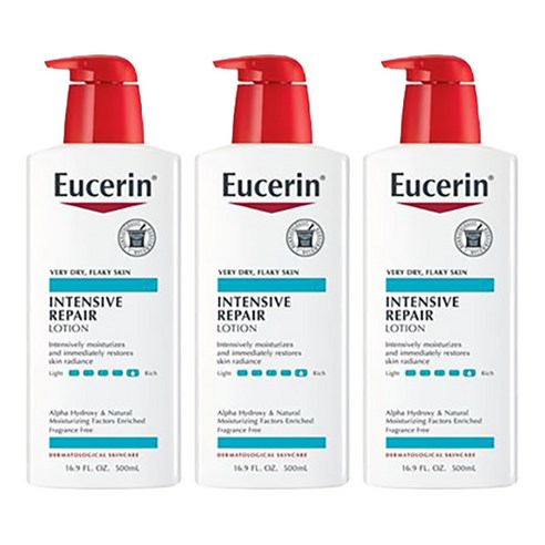 유세린 인텐시브 리페어 리치 로션, 500ml, 3개