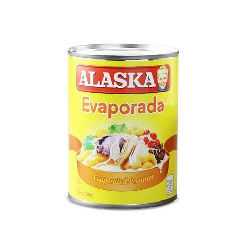 Alaska Evaporada Evaporated Creamer 알라스카 에밥 포라다 크리머, 단일제품, 370ml, 1개