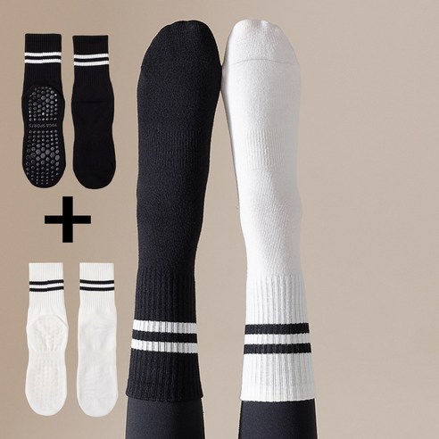 코놉스 필라테스양말 미끄럼방지 요가 헬스 운동 스포츠 양말 2종세트