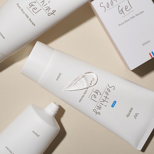 웜리 인펀트 수딩젤 로션 퓨어 라이스 밀크 레시피, 1개, 200ml