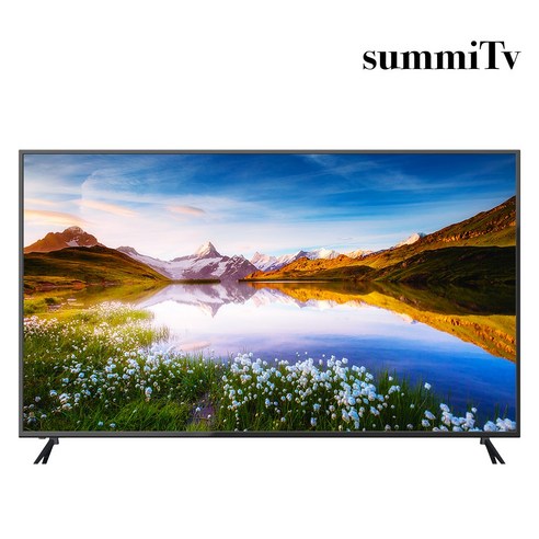 [써밋티비] A650UHD 65인치(165cm) 4K UHD LED TV/직배송/스탠드형/벽걸이형/이동식스탠드방문설치/에너지효율1등급