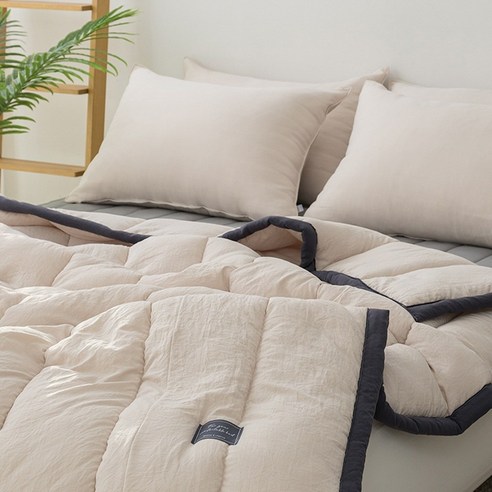 하우리빙 간절기 차렵이불 사계절 가을 침구 세트